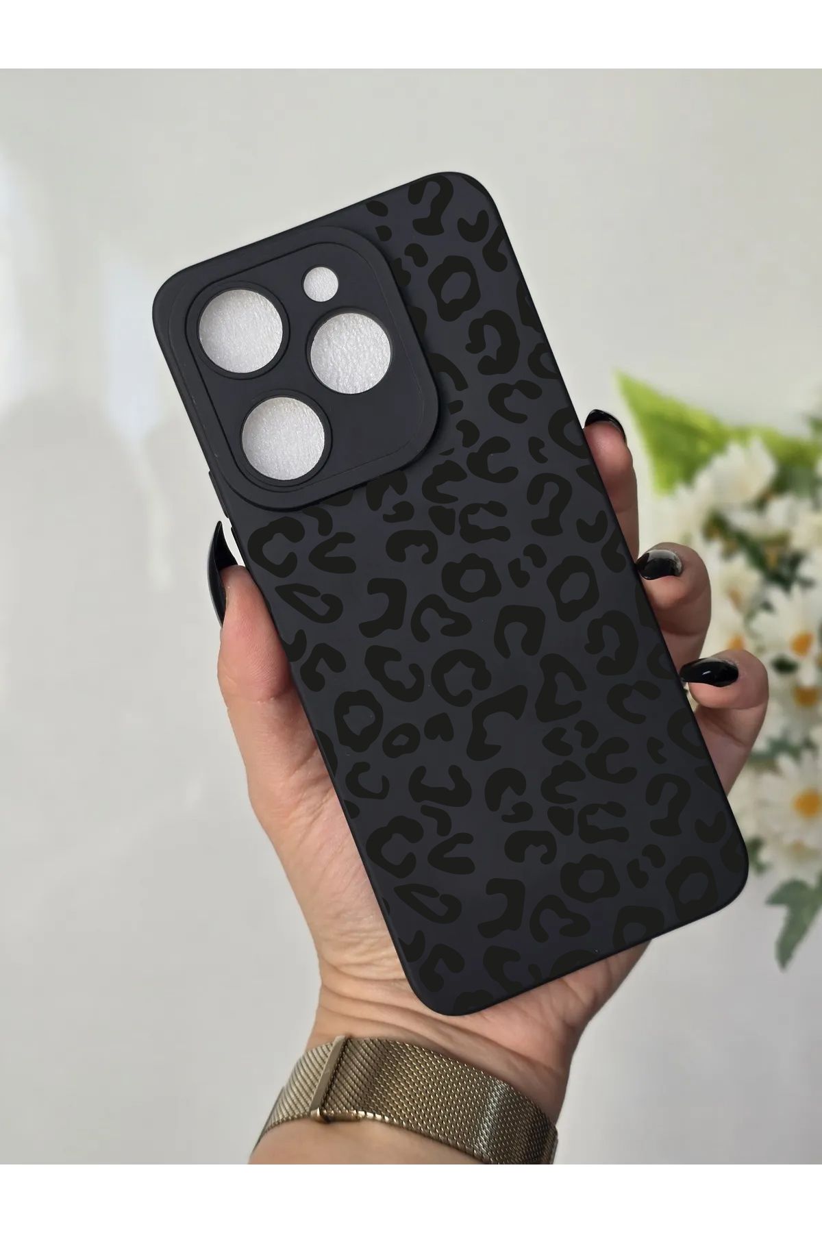 Çitlembik Case Xiaomi Redmi12 Uyumlu Leopar D...