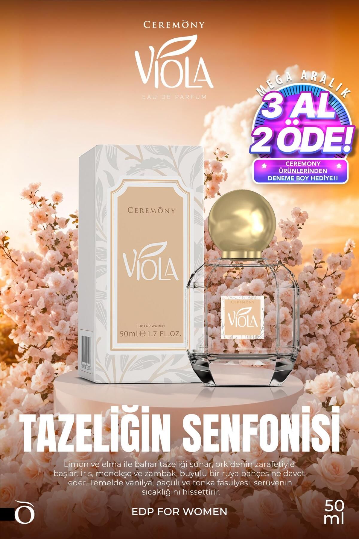 Ceremony Viola 50 ml EdpKadın Parfüm