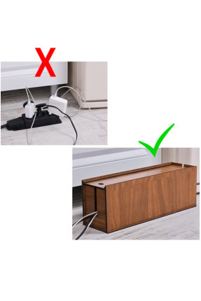 Kablo Kutusu 40x12x14 cm Kablo Priz Düzenleyici Organizer Image 0