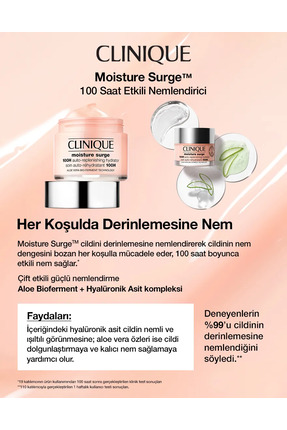 Moisture Surge™ 100 Saat Etkili Nemlendirici Yüz Kremi 75ml | Aloe Vera Bioferment, Hyalüronik Asit Image 6