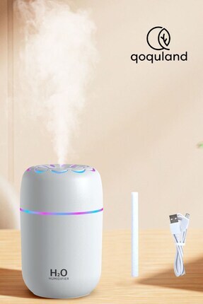 H2o Nemlendirici Koku Hediyeli  Buhar Makinası 250ML Hava Ultrasonik Ortam Oda s Image 0