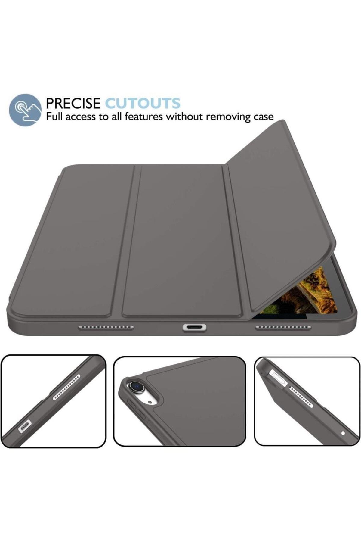 Apple iPad Air 11 اینچ 6. Generation (2024) پایه افقی با حالت خواب مداد Stromix Smart Case A2902