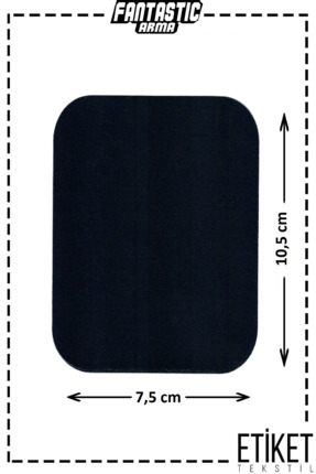 4'lü Paket Ütü Ile Yapışan Dokuma Arma Patch Giysi & Kıyafetler Için (SİYAH) Yama Kolay Uygulama Image 2