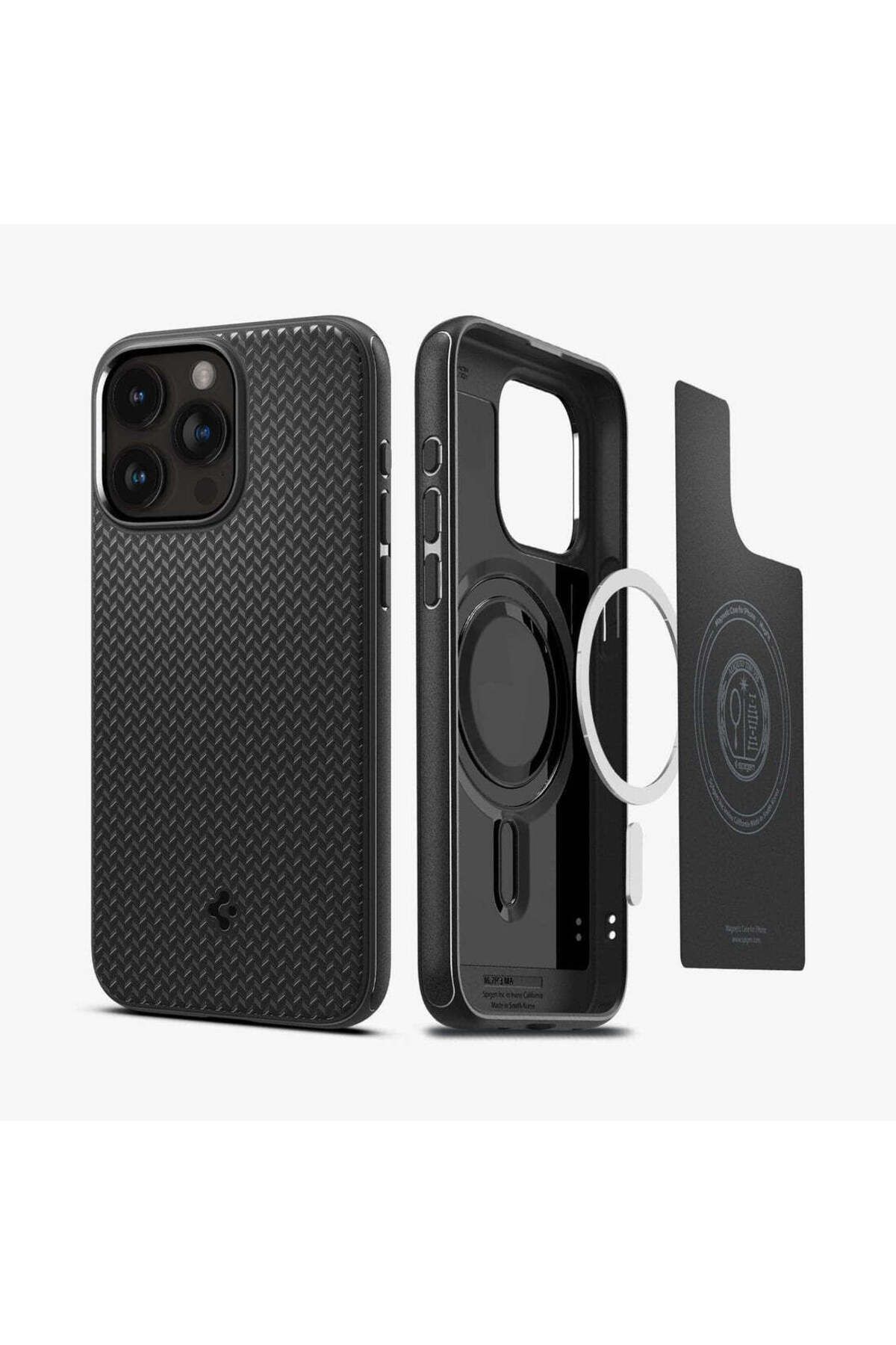 آیفون 15 Pro Case Mag Armor Magfit Magsafe Matte Black - ACS06736