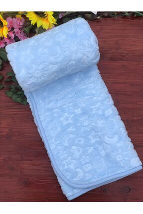 Kabartmalı Peluş Bebek Battaniyesi Polyester 100 X 120 Cm Erkek-kız Bebek Unisex Image 0