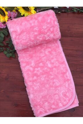 Kabartmalı Peluş Bebek Battaniyesi Polyester 100 X 120 Cm Erkek-kız Bebek Unisex Image 0