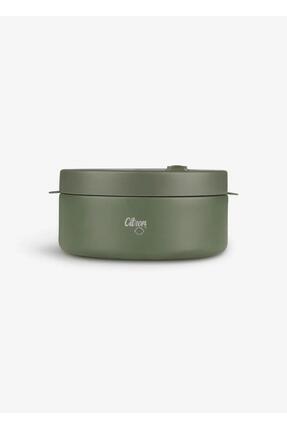 Citron Separatörlü Paslanmaz Çelik Yemek Termosu 400 ml - Green 1196687 Image 0