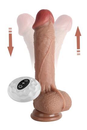İleri Geri Hareketli Isıtmalı Döner Başlı Dildo Image 0