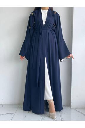 Lacivert Ebrar Abaya Image 7