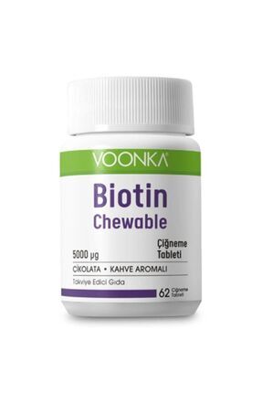 Biotin 5000 Mcg 62 Çiğneme Tableti 8682241302079 Image 0
