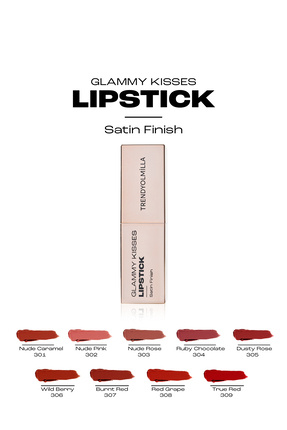 Avokado Yağı ile Nemlendiren Saten Bitişli Ruj Wild Berry-306 TKZAW25RJ00001 Image 6