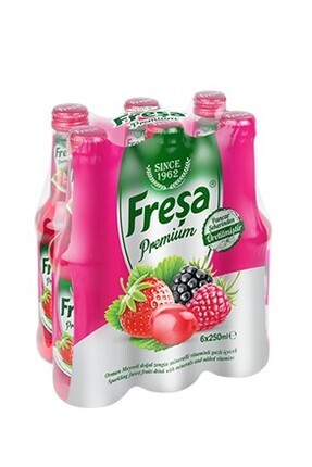 Premium Orman Meyveli Vitaminli Doğal Zengin Mineralli Gazlı İçecek 250ml 6'lı Image 1