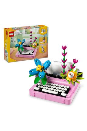 ® Creator 3’ü 1 Arada Çiçekli Daktilo 31169 - 8+ Çocuklar için Yaratıcı Oyuncak Yapım Seti (363P) Image 0