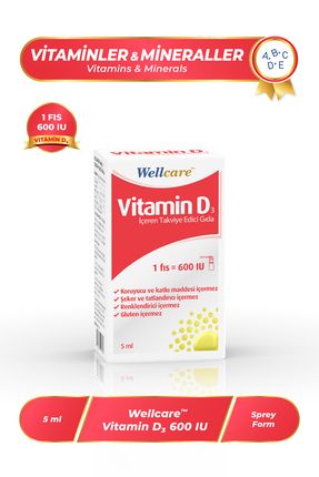 Vitamin D3 600 IU - 5 ML Image 0