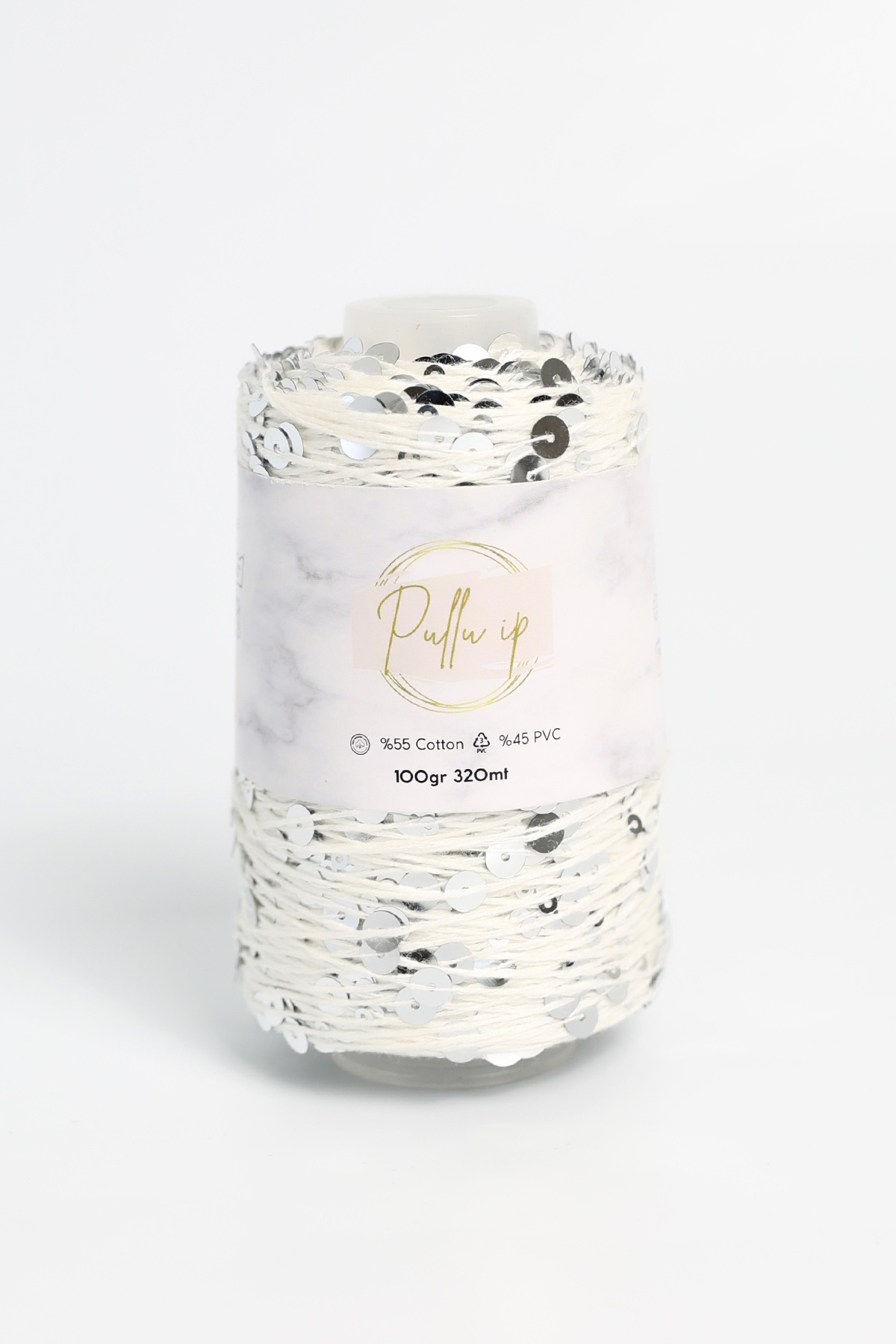 طناب پولک دار به طول 320 متر در بوبین های 100 گرمی سایز پولک : 3 میلی متر + 6 میلی متر