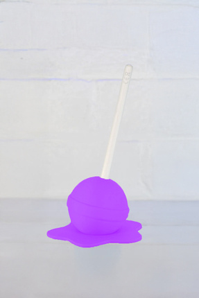Eriyen Lolipop  Pen ve Kalem Tutacağı Mor Image 0