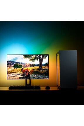 8875 Sese Duyarlı Led Ambiyans Tv Arkası & Dekoratif Aydınlatma / Usb Tak Çalıştır / Uzaktan Kumanda Image 0