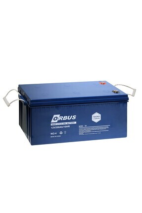 12v 200ah Carbon Jel Akü - 2 Yıl Garantili Image 0