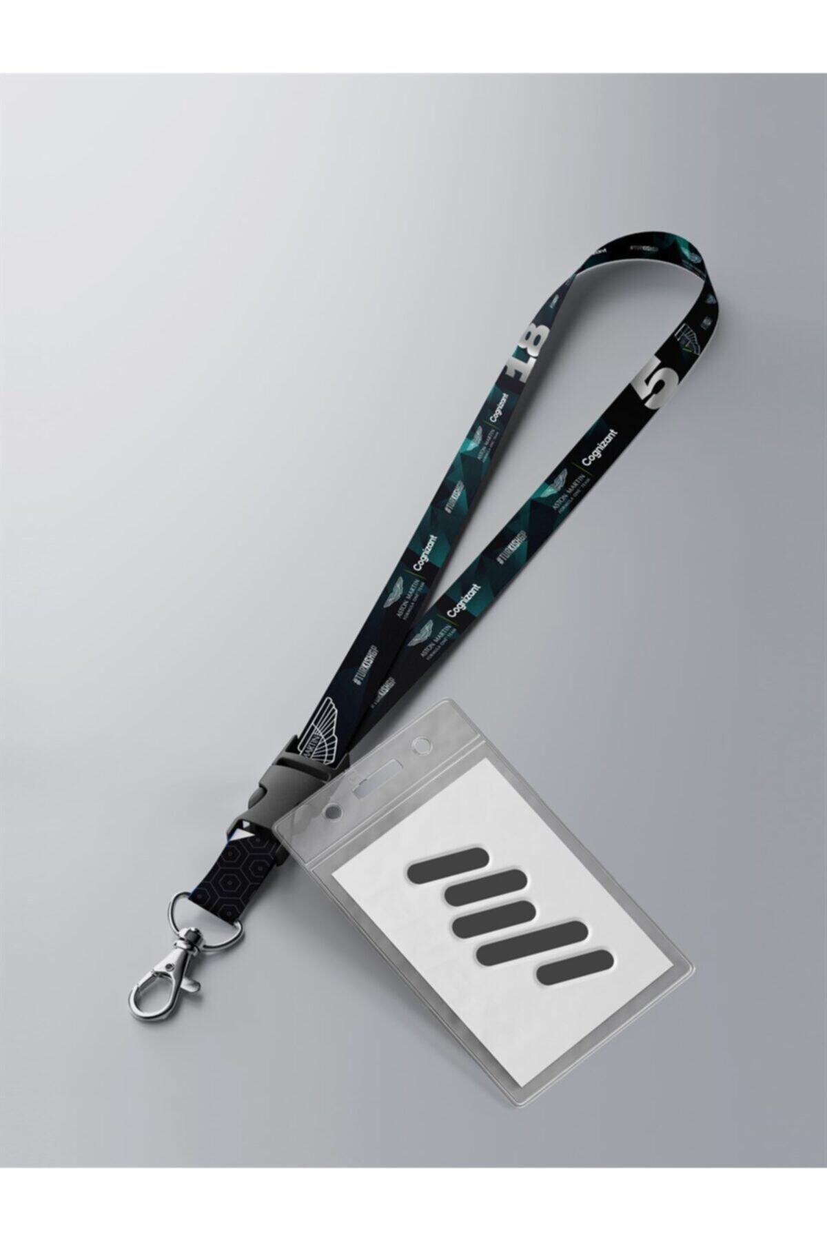 FANBOX SHOP Aston Martin F1 Team Yaka Kartı Boyun Askı Ipi