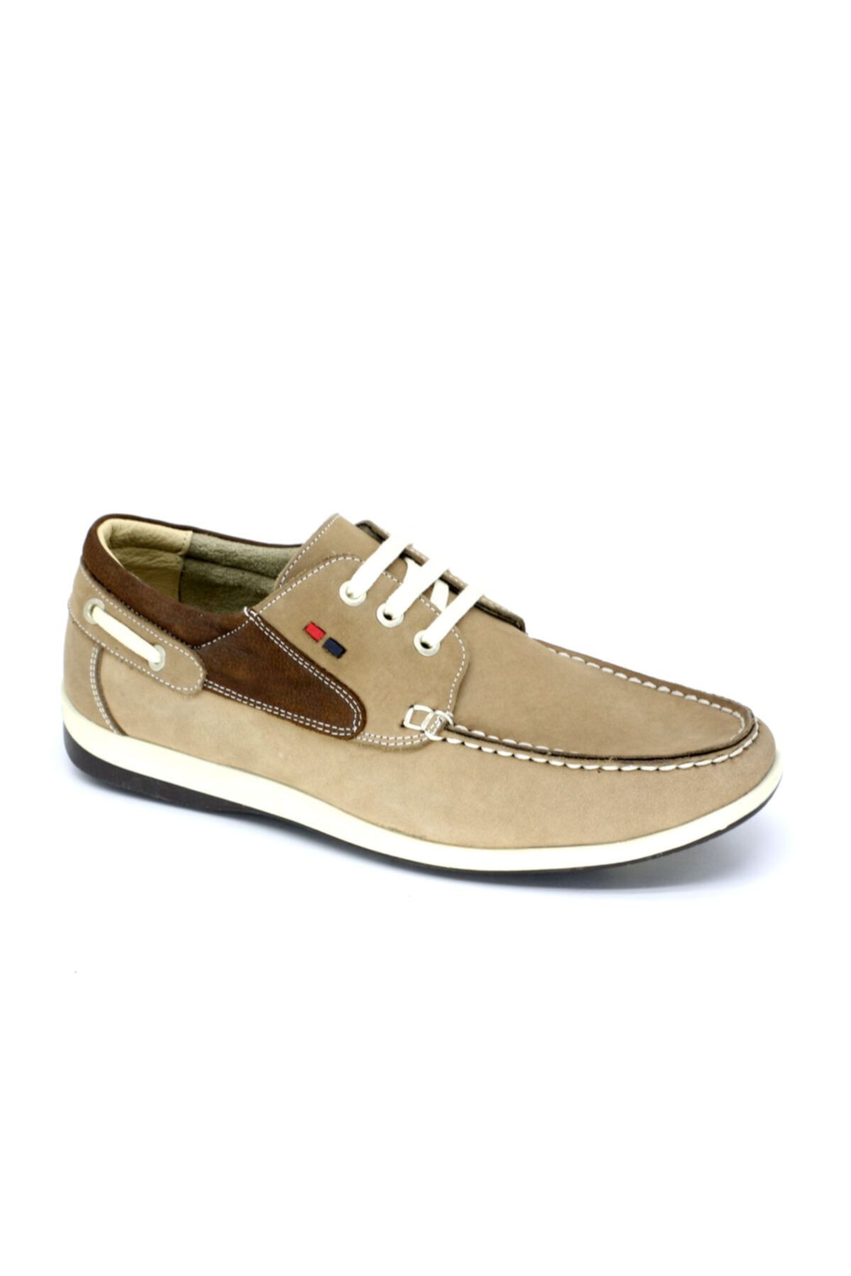 TRENDYSHOES 310403 Erkek Nubuk Deri Topuk Dikeni Takviyeli Anatomic Ayakkabı