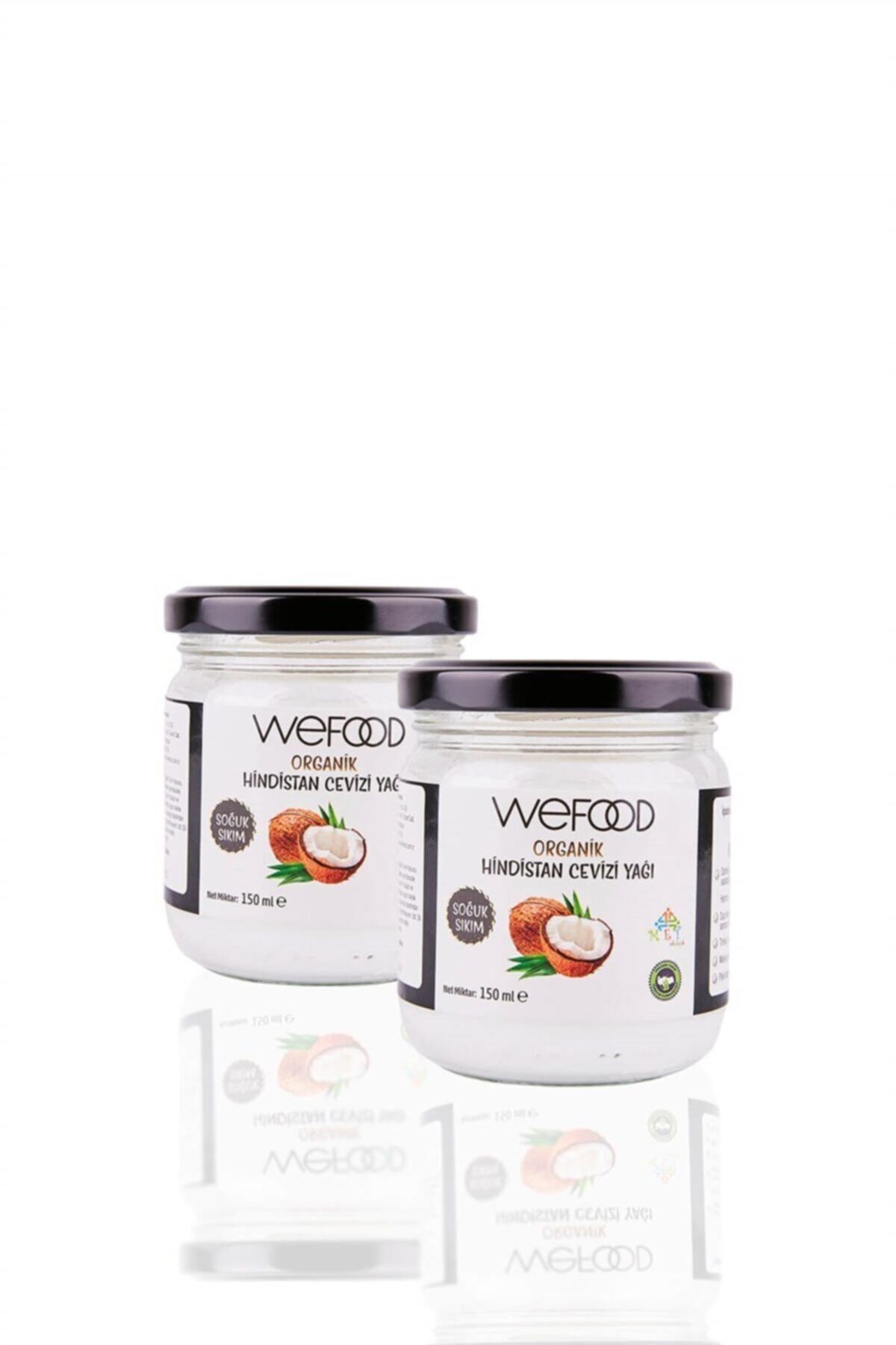 Wefood Organik Hindistan Cevizi Yağı 150 Ml 2'li Set