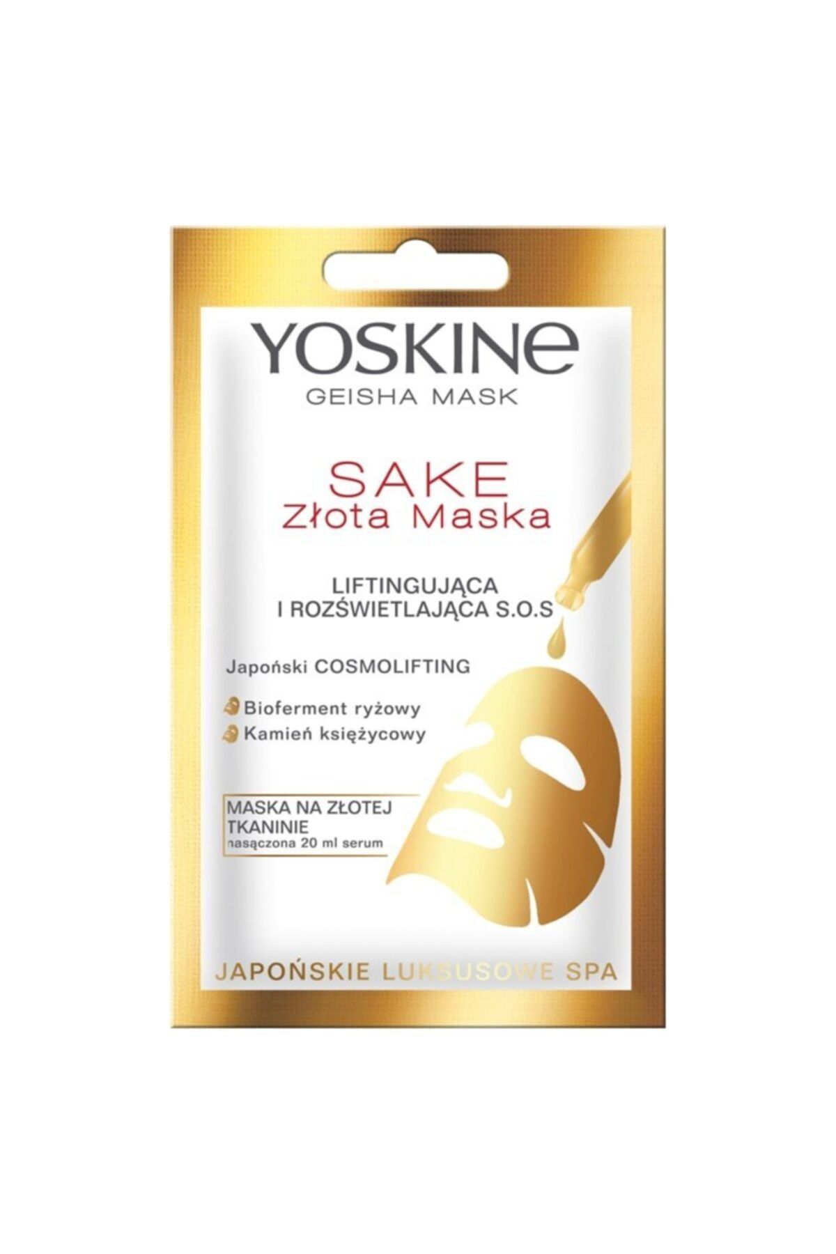 yoskine Sake Altın Yüz Maskesi 20 ml