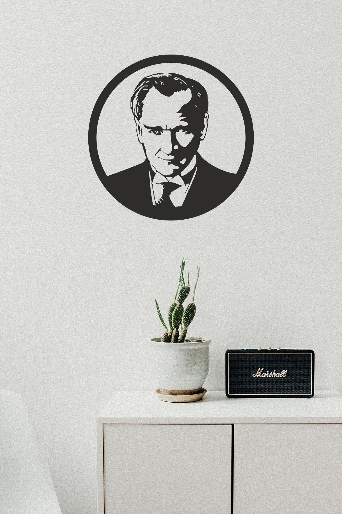 Lazer Dekorasyon Atatürk Dekor Tablo Mdf Ahşap