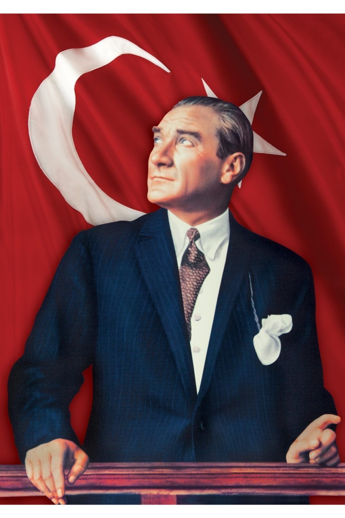 KS Oyuncak Yılın Ilk Fırsatları - Ks Bayrak Ve Atatürk 200 Parça Puzzle - ™ Beyaz At®