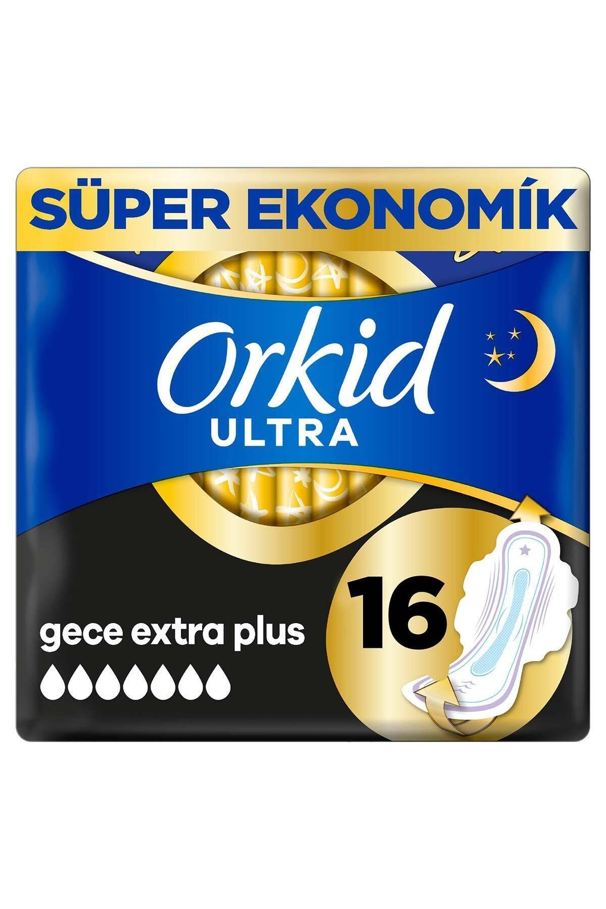 Orkid Ultra Extra Dörtlü Gece Extra Plus 16 Ped Boy 5