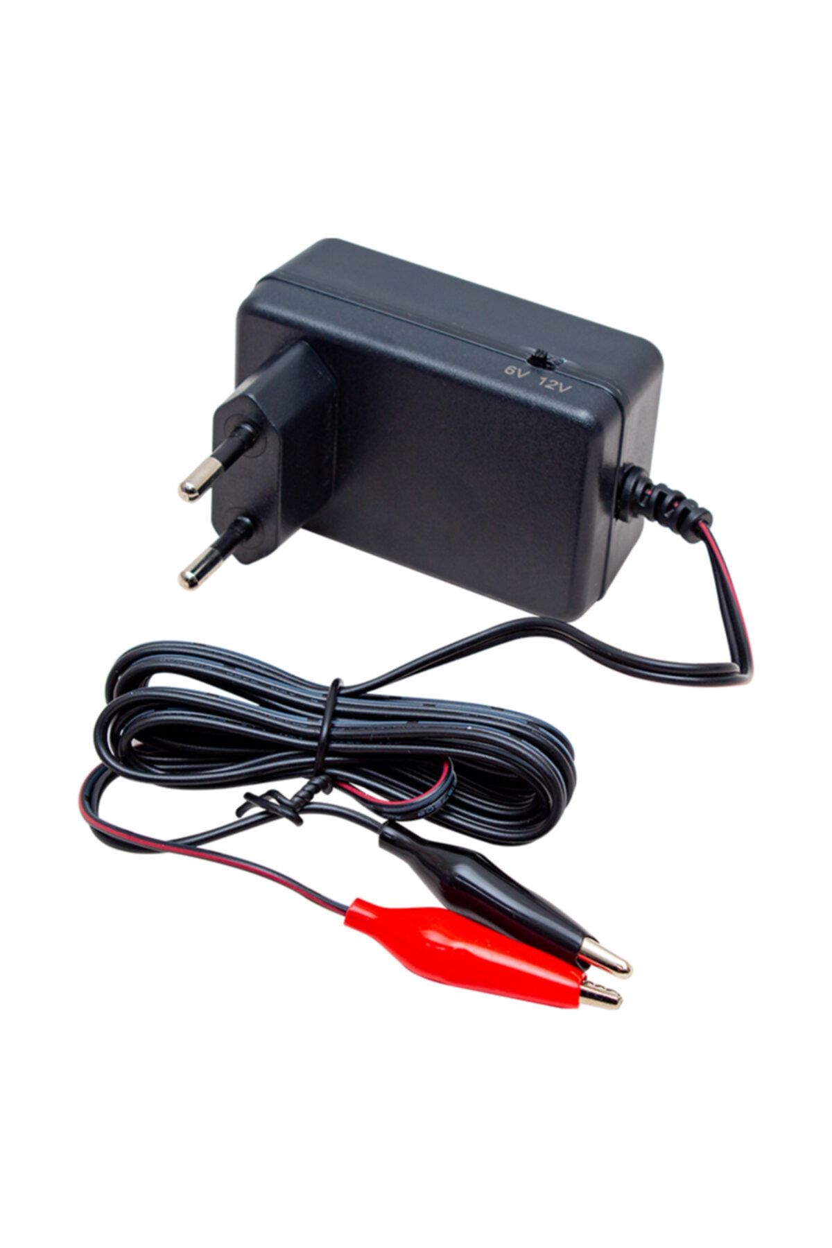 OEM Mervesan Mt-6/12c 6v-12v 1 Amper Akü Şarj Adaptörü (krokodil Uçlu) Powermaster 6v-12v