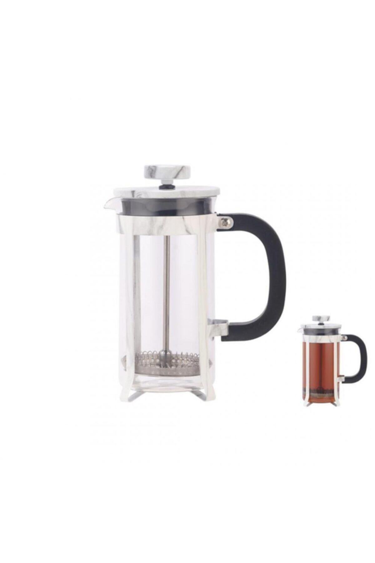 Zucci Home Mermer Desen French Press 350 ml