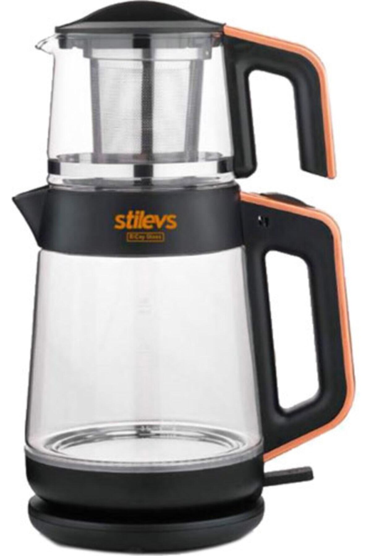 Stilevs Biçay Glass Çay Makinesi Bakır