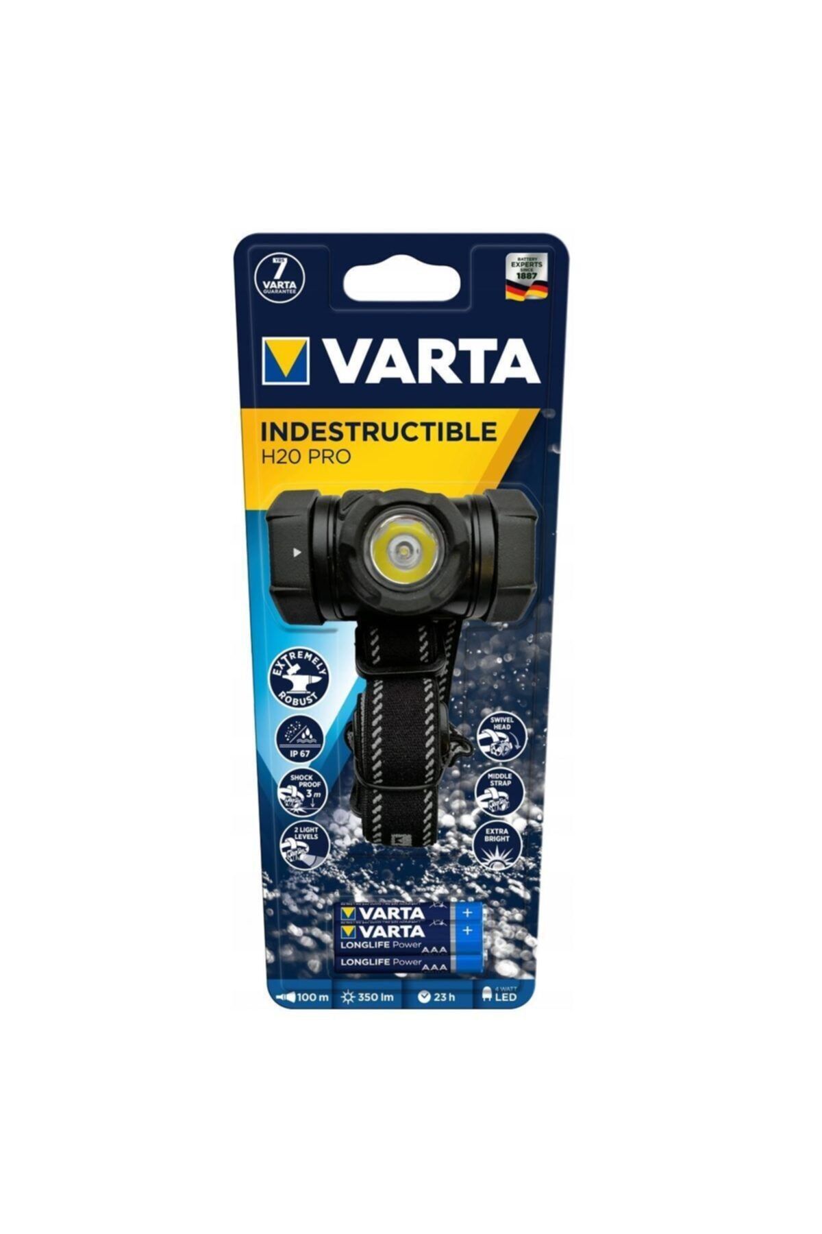 Varta 17732 Indestructible H20 Pro Led Kafa Feneri