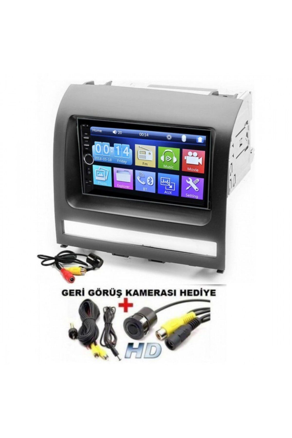 DVNOX Fiat Albea Palio Uyumlu 7inc Dokunmatik Ekran Çerçeveli Multimedia Double Din Oto Teyp