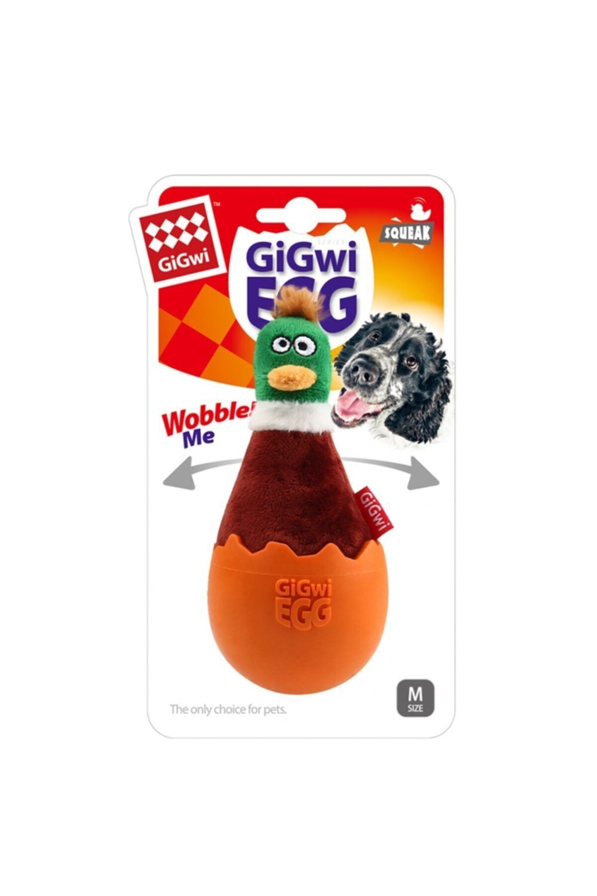 Gigwi 8128 Yumurtadan Çıkan Ördek Köpek Oyuncak