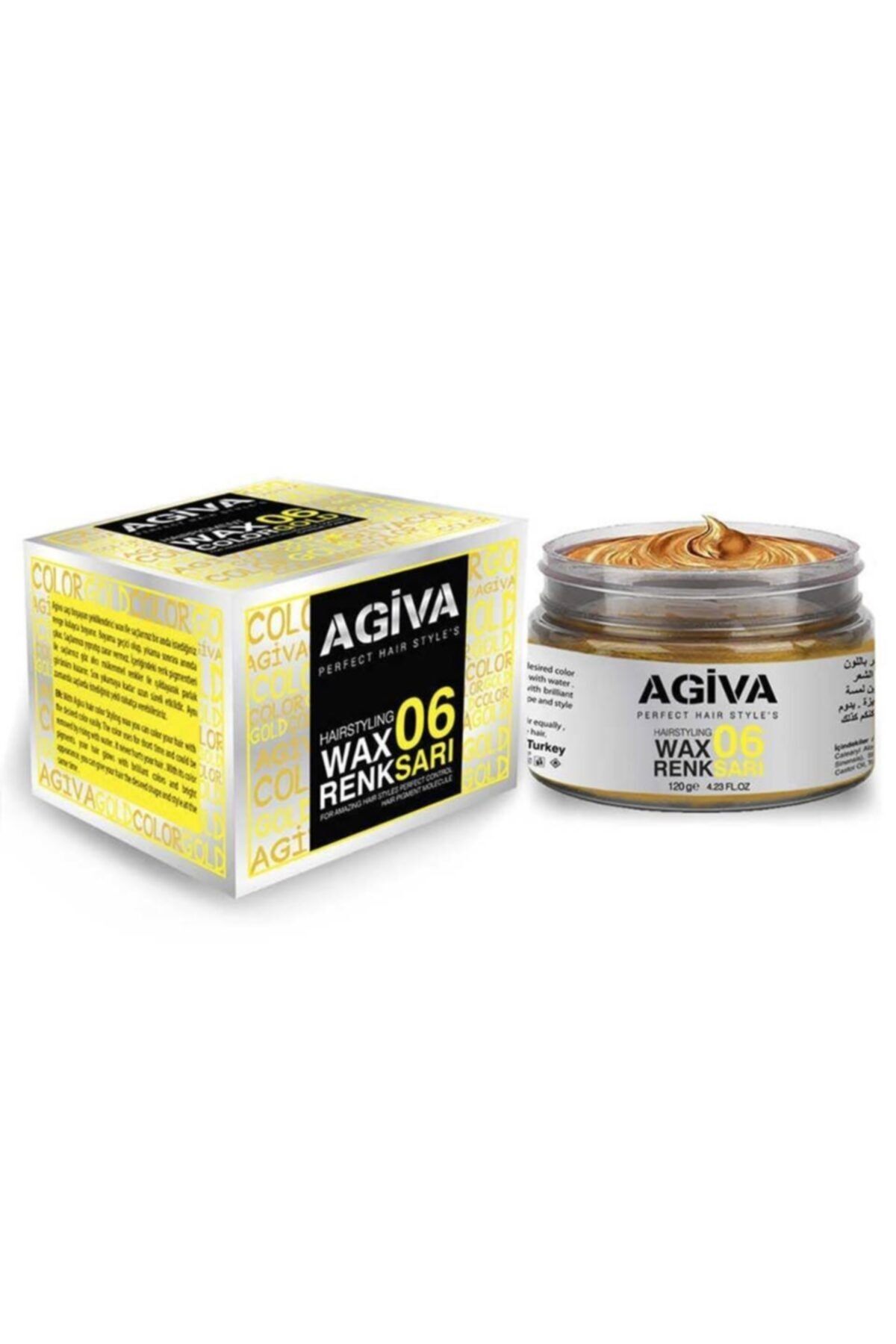 Agiva Hairstyling Wax 06 Sarı