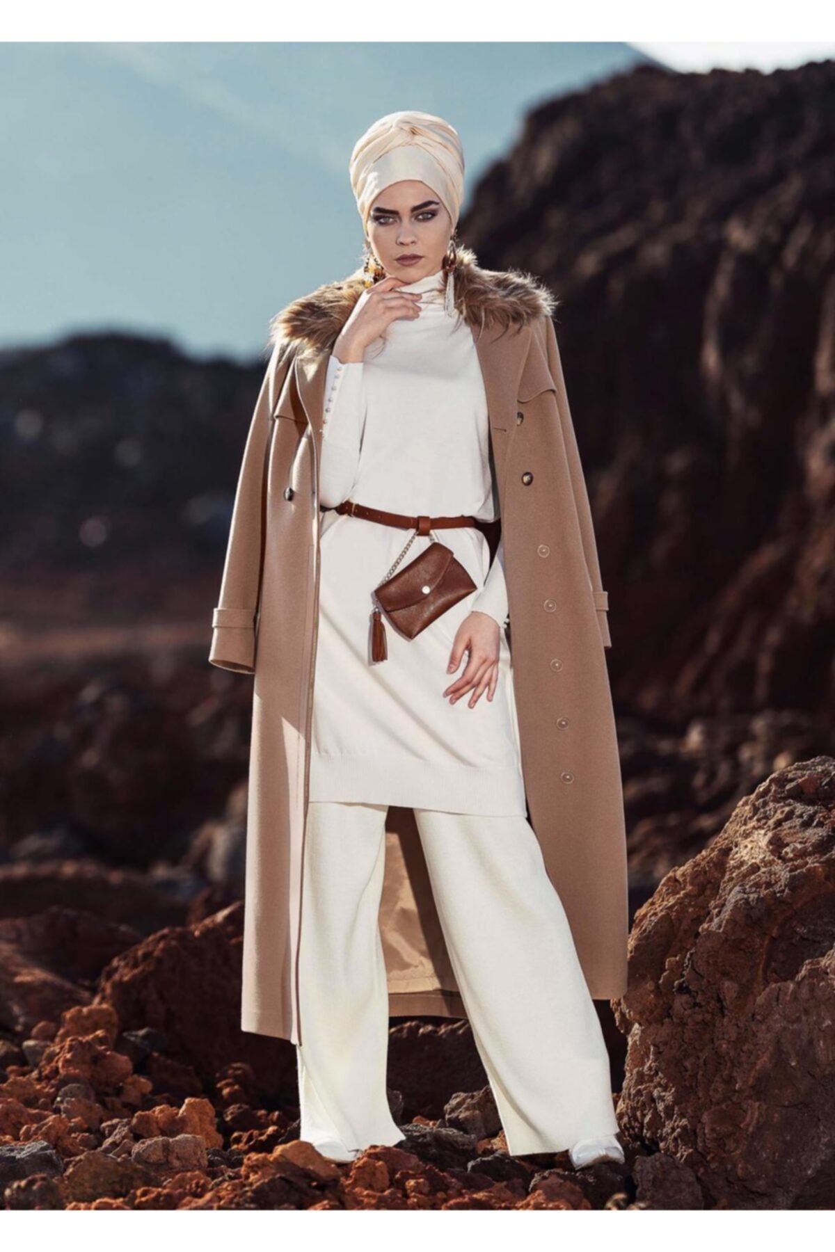 TRENDTESETTÜR Fitilli Triko Pantolon 7400