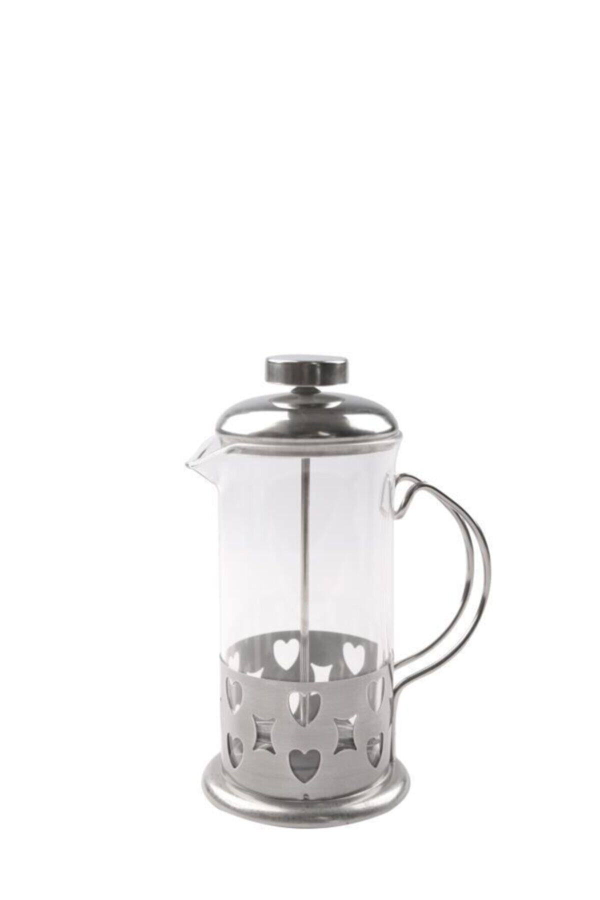 AROW Gri Desenli French Press 350 ml