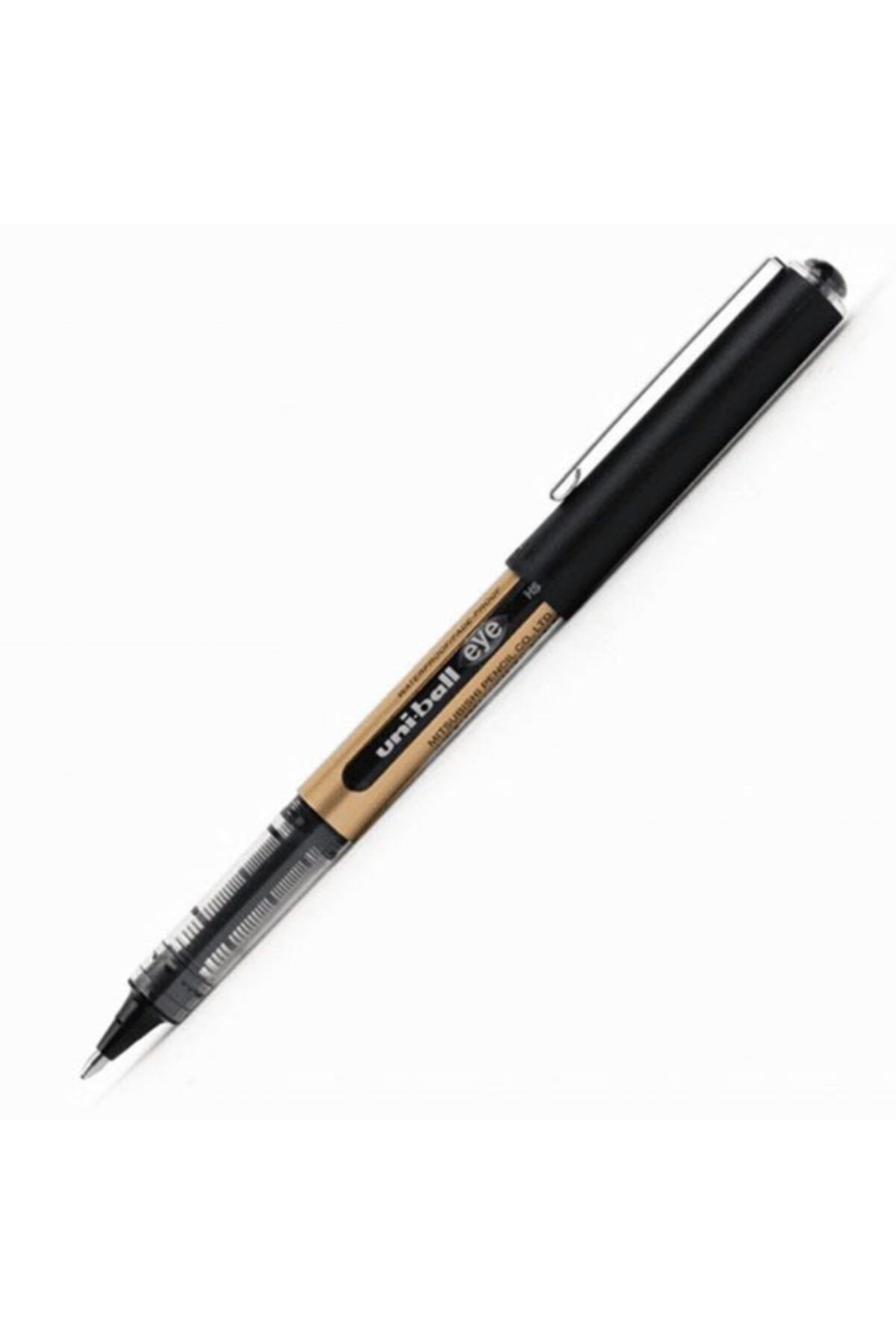 UNİBALL Roller Kalem 10 Eye Broad Jel Bilye Uç Imza Kalemi 1.0 Mm Siyah Ub-150 ( 12 Adet )