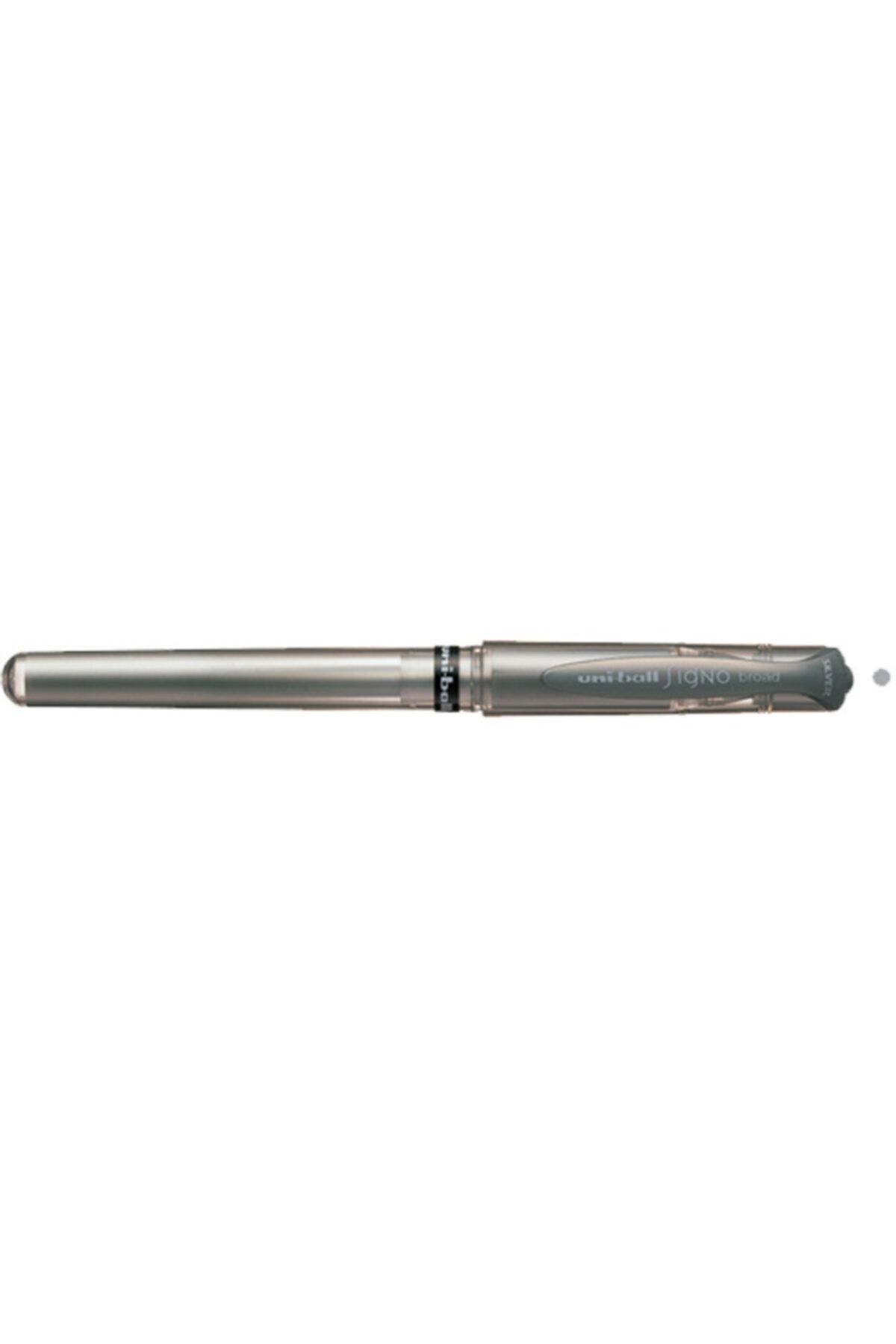 UNİBALL Roller Kalem Signo Broad Jel Bilye Uç Davetiye 1.0 Mm Gümüş Um-153