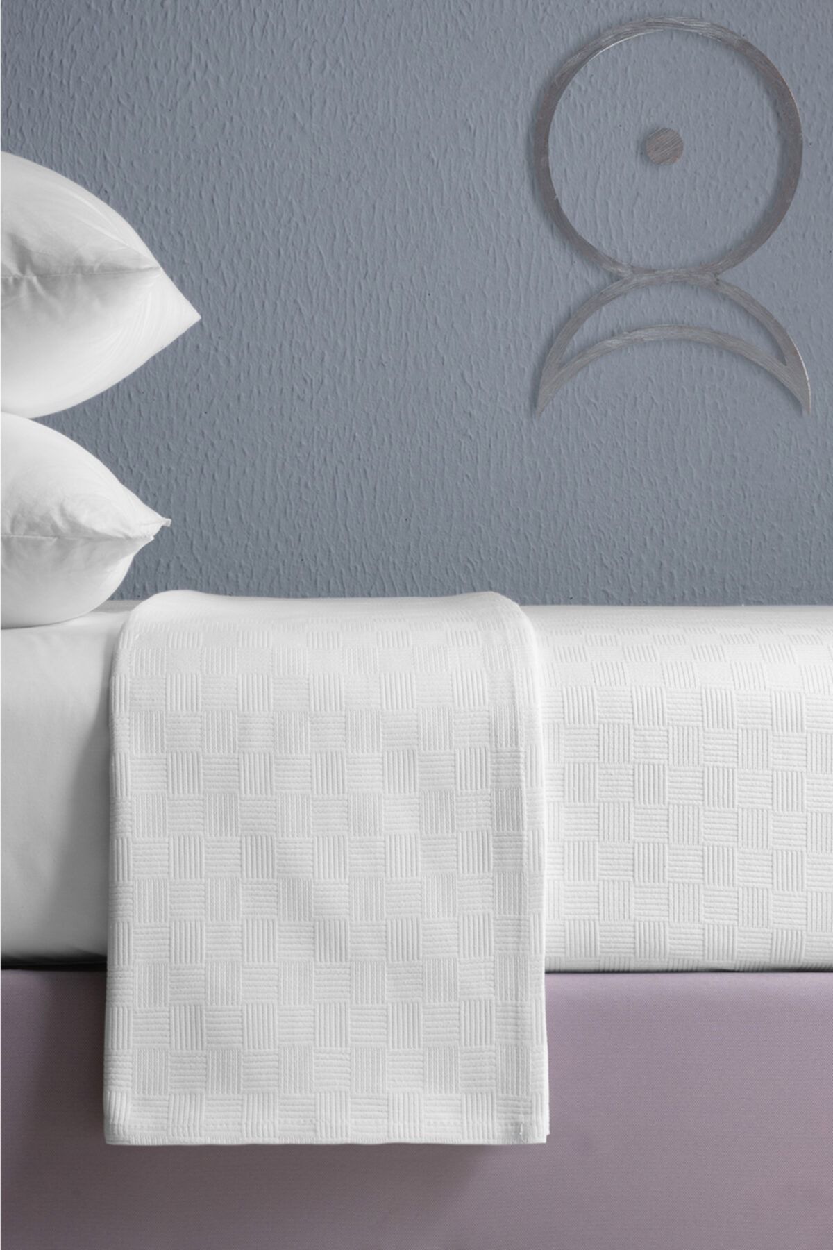 Nollapeli Home Tek Kişilik Kalın Dokuma %100 Pamuk Pike 160x230