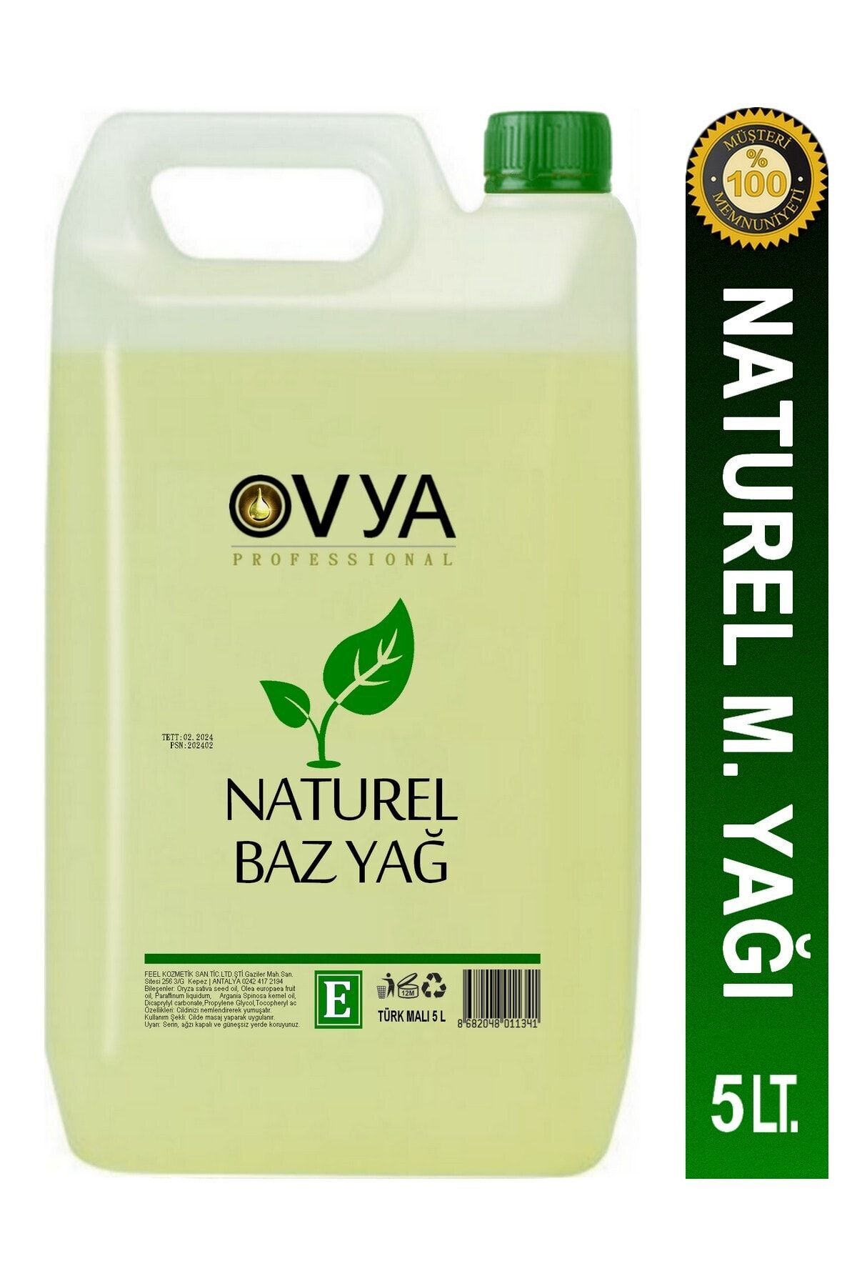ovya Naturel Masaj Yağı