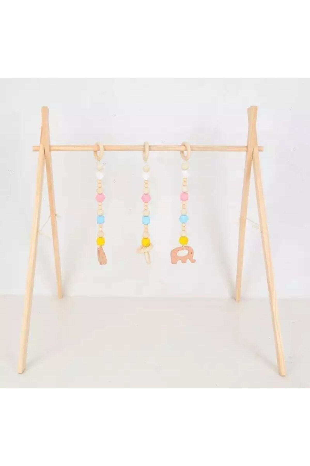 Foxart Doğal Ahşap Bebek Oyun Alanı