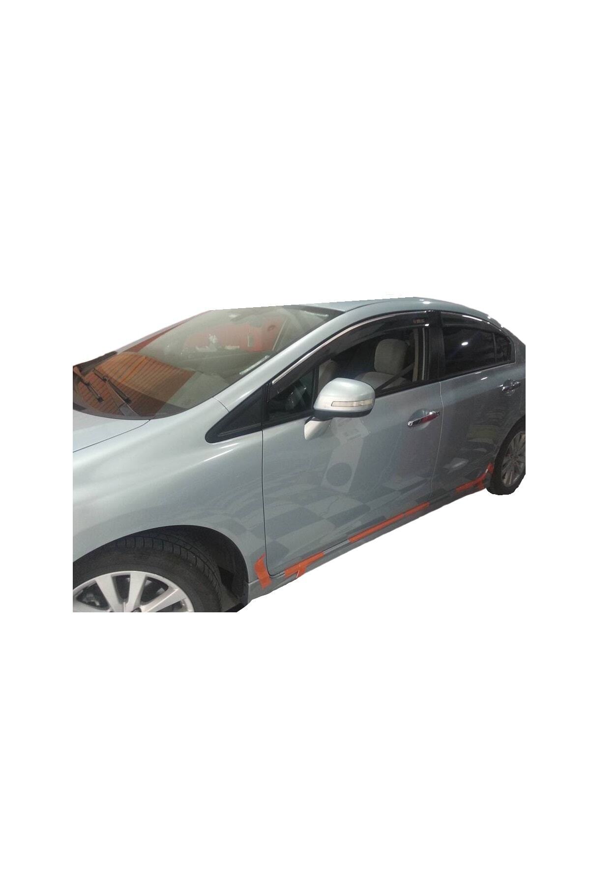 SM Auto Civic Fb7 Uyumlu Modulo Yan Marşpiyel Takımı (plastik) Boyasız