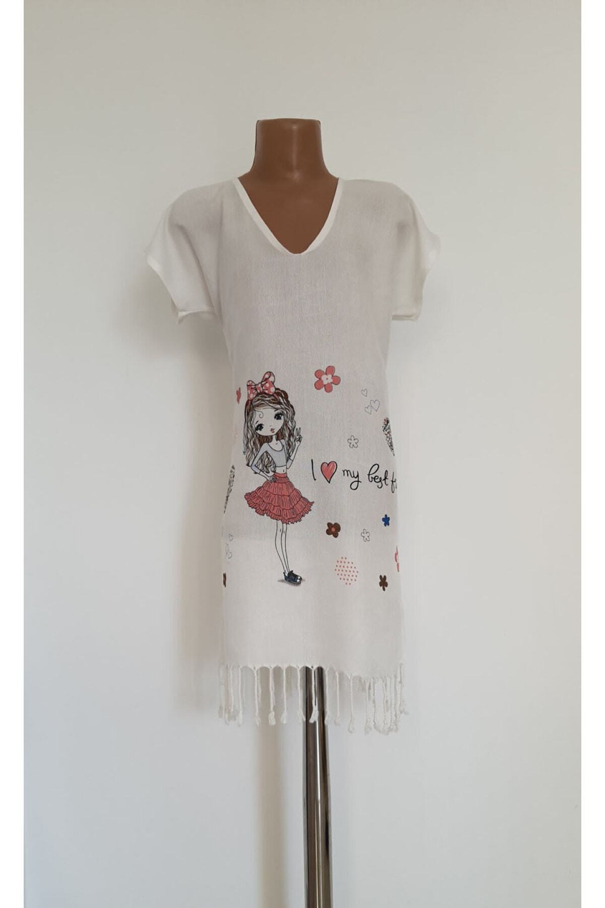 Cuddly Çocuk Plaj Elbise5-6 Yaş