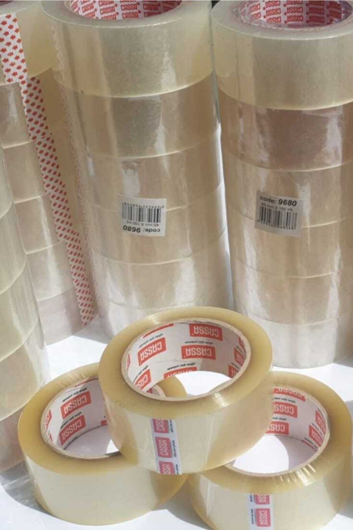 Cassa Koli Bandı 45mm X 100 Mt Şeffaf 24’lü A Kalite Koli Bant (9680)