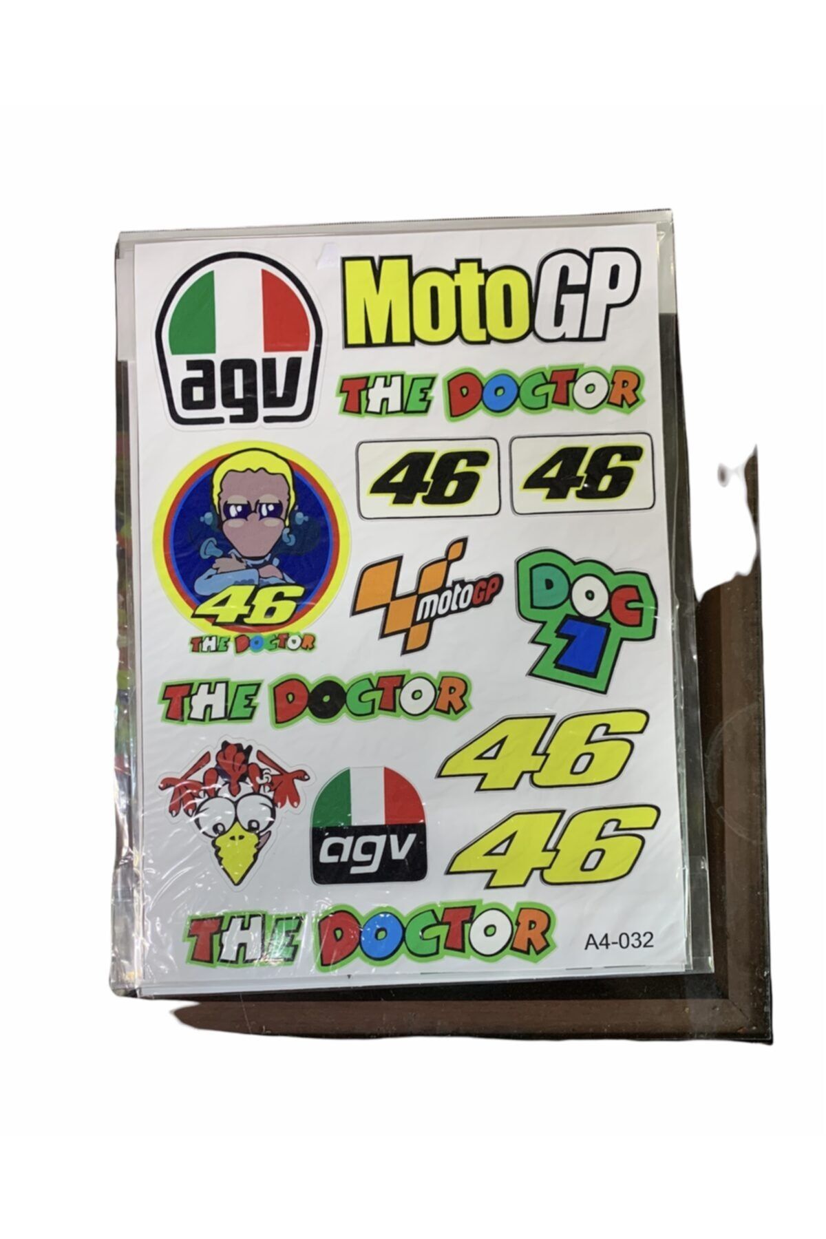 Gogo Motorsiklet Yapışma Sticker A4 Set 002