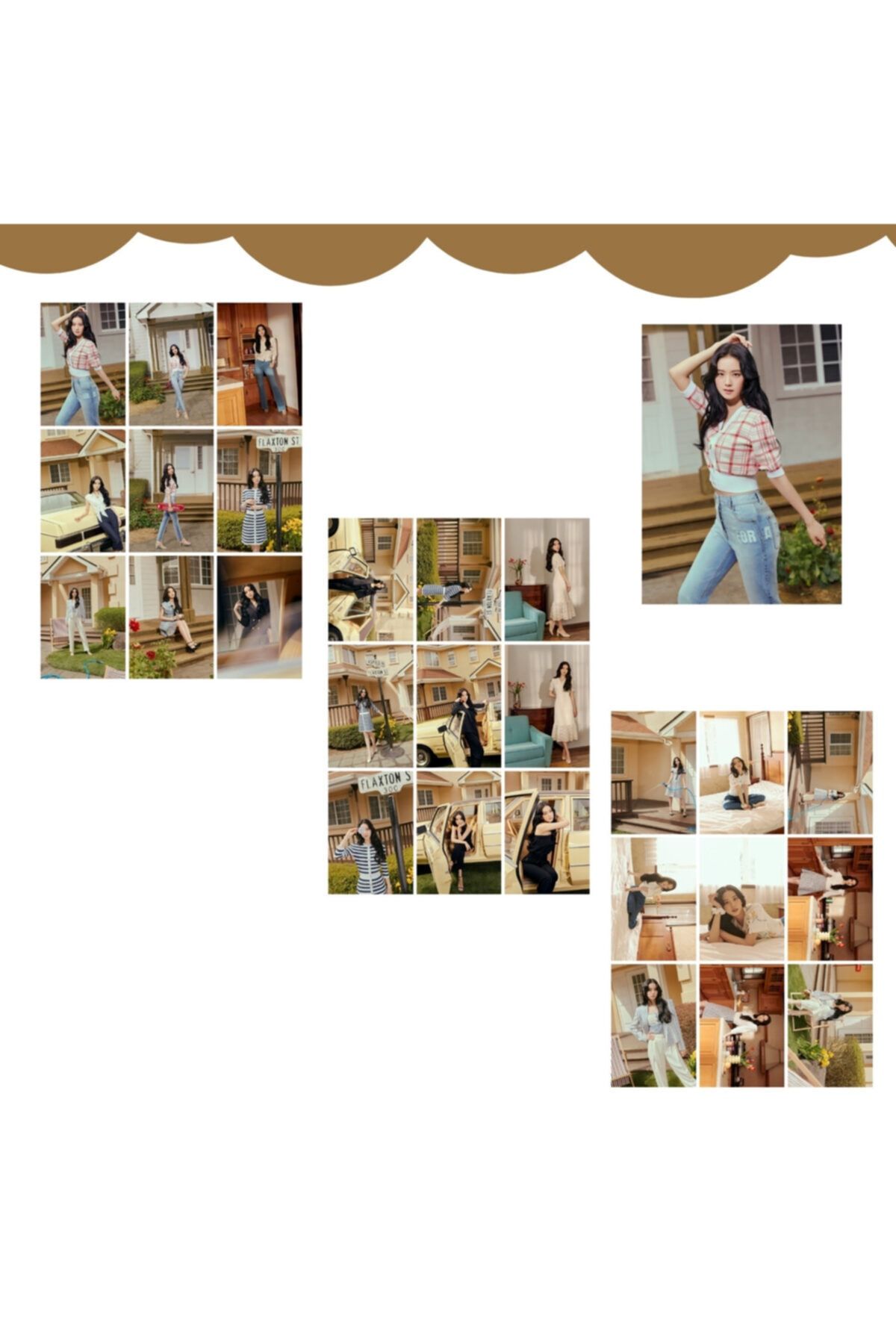 Kpop Dünyasi Blackpınk '' Jisoo For A Day '' Fotokart Seti