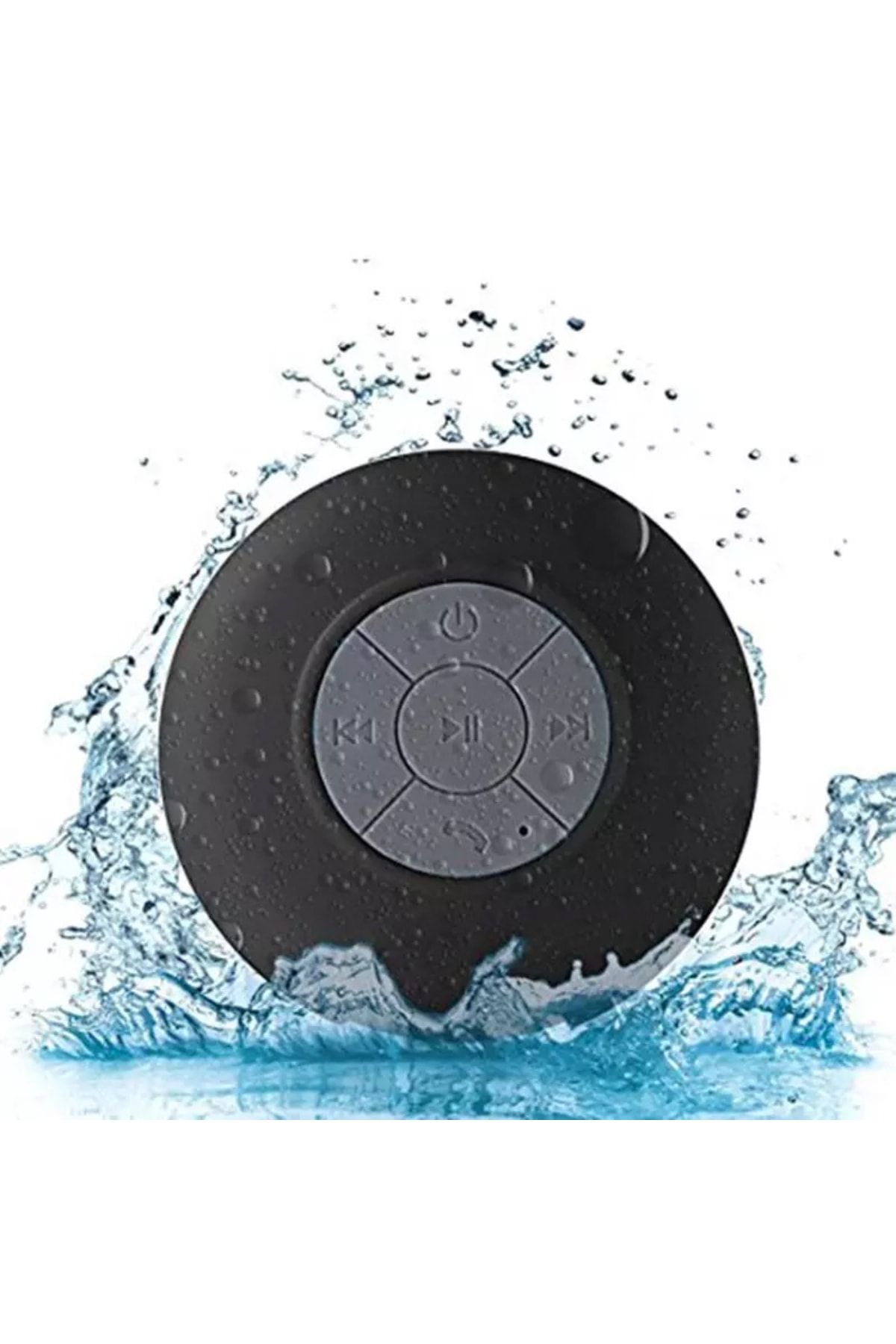 CHELİC Duş Hoparlörü Su Geçirmez Bluetooth Speaker Mini Kablosuz Hoparlör Siyah