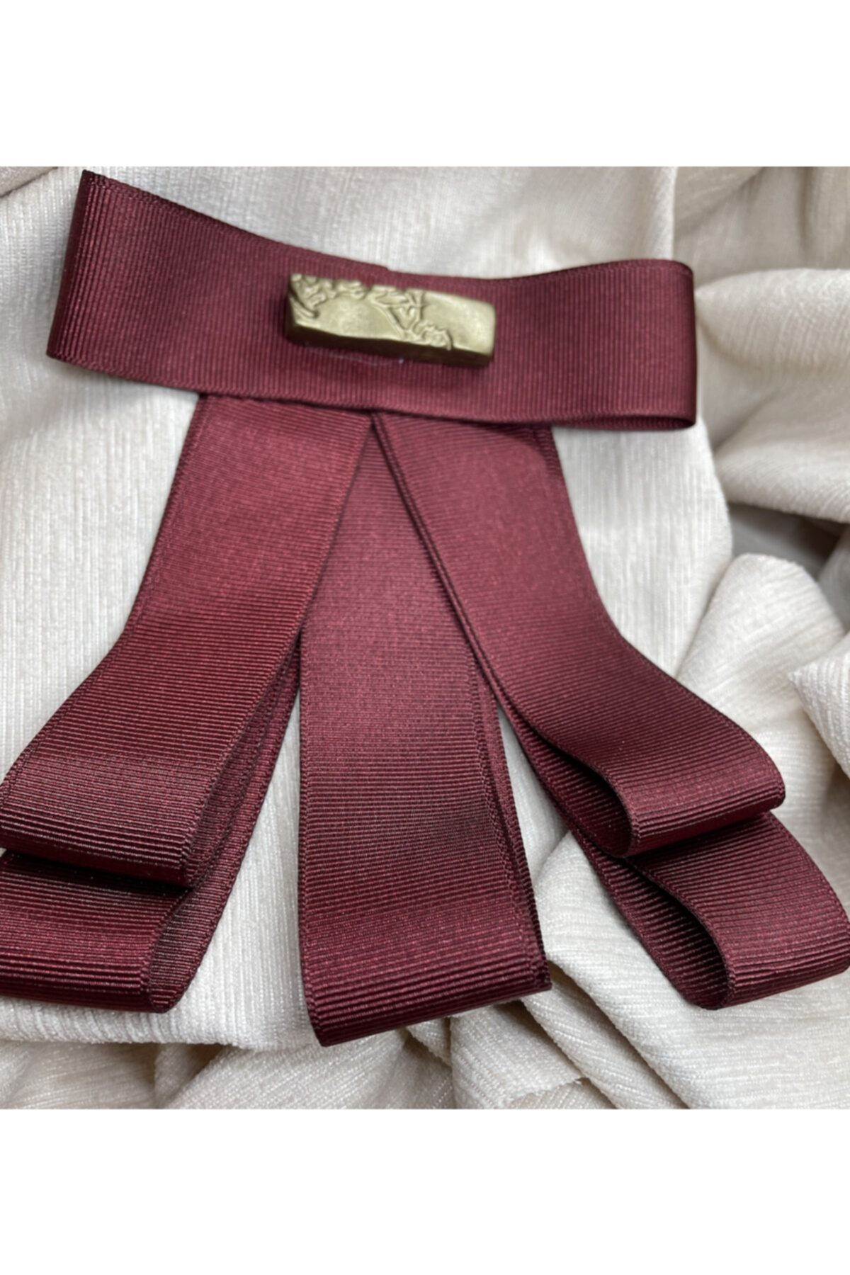 Handmadebysvg Bordo Yaka Iğnesi